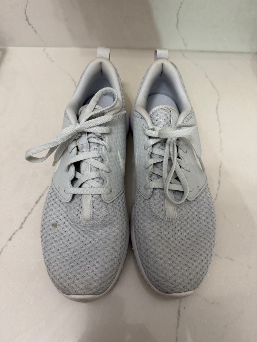 Nike Golf Women's Light Gray Mesh Sneakers